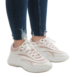 Weiße modische Sportschuhe BO-15 2