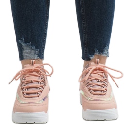 Rosa modische Sportschuhe BO-62 1