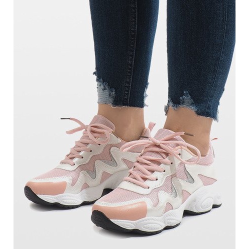 Rosa modische Sportschuhe KB-153 1