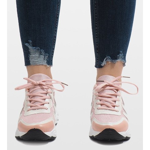 Rosa modische Sportschuhe KB-153 2