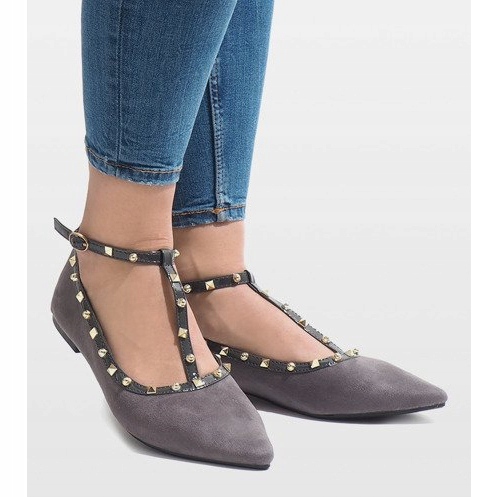 Graue Ballerinas 127-13 2