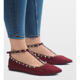 Burgunder Ballerinas 127-13 rot 2