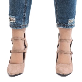 Pumpen auf einem Stift 6613-5 beige 2