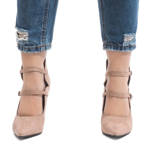 Pumpen auf einem Stift 6613-5 beige 2