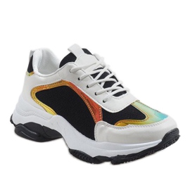 Schwarze modische Sportschuhe 2018-6 weiß 1