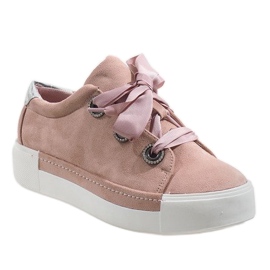 1507 pinke Schnürsneaker rosa 1