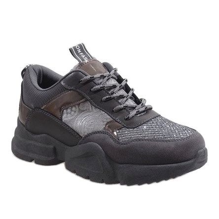 Graue modische Sportschuhe K-365 1