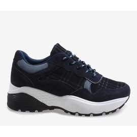 Modische marineblaue Sportschuhe 61012 2