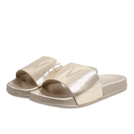 Liebe 812A goldene Hausschuhe 1