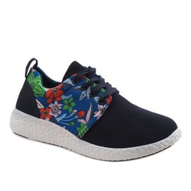 Marineblaue Sportschuhe 623-2 navy blau 1