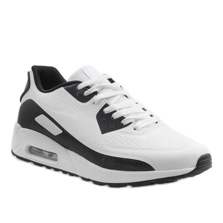 Schwarze Sportschuhe Z2014-4 weiß 1