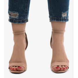 Rosa Wildledersandalen SY-31P 2