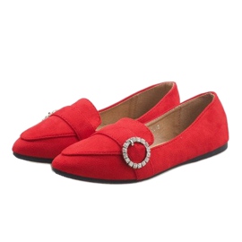 Rote DY-01 Ballerina-Loafer 1