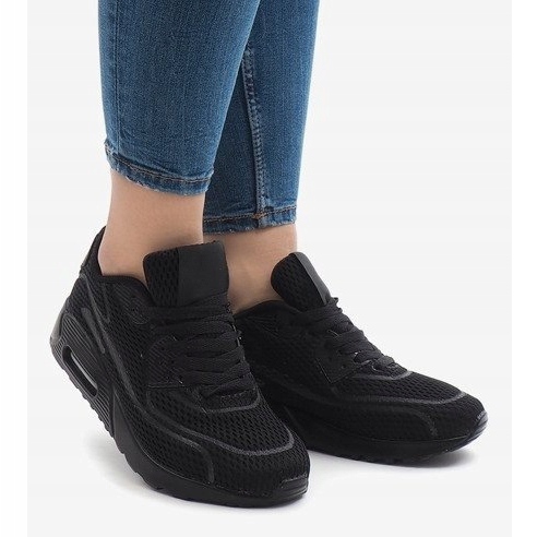 Schwarze Sportschuhe Z2014-7 2