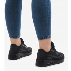 Schwarze Sportschuhe Z2014-7 1