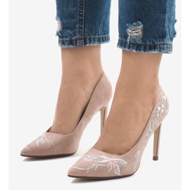 Rosa Wildleder High Heels 16032-18 1