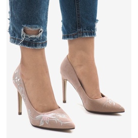 Rosa Wildleder High Heels 16032-18 2