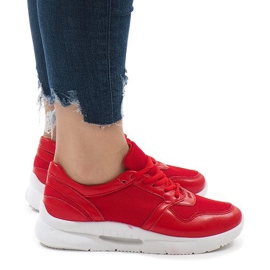 Rote modische Sportschuhe LS180406 1