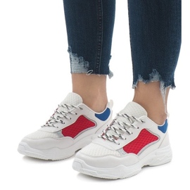 Bunte modische Sportschuhe YM-31 weiß 1