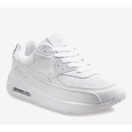 Weiße Sportschuhe Turnschuhe B306A-60 1