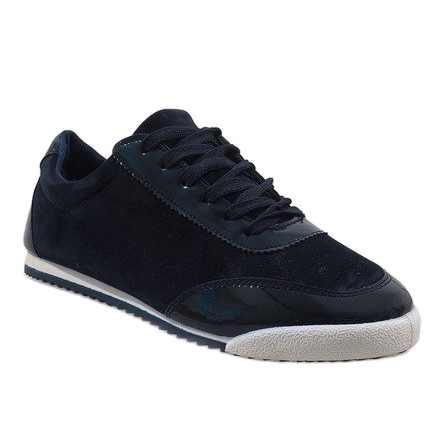 Marineblaue Herren-Sneaker JX-22 schwarz 1