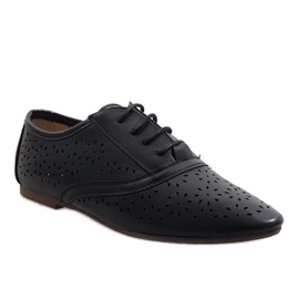 Oxford schwarze durchbrochene Jazzschuhe 3 1