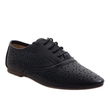 Oxford schwarze durchbrochene Jazzschuhe 3 1