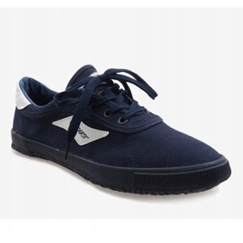 Marineblaue Herren-Sneaker HW01 1