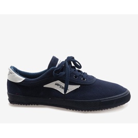 Marineblaue Herren-Sneaker HW01 navy blau 2