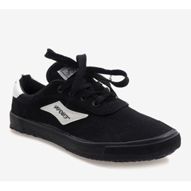 Herren schwarze Turnschuhe HW01 1