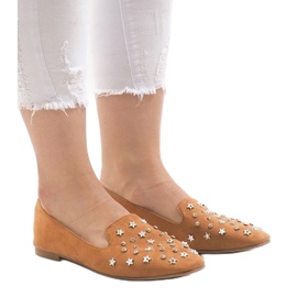 Camel Loafer Ballerinas F3262 braun 1