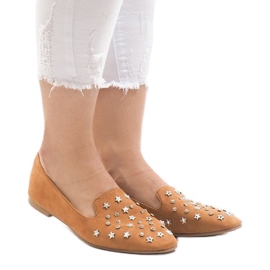 Camel Loafer Ballerinas F3262 braun 2