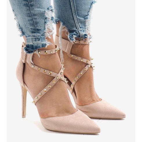 Rosa Wildleder High Heels GH11547 1