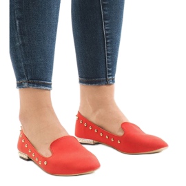 Rote ZHC-980 Ballerina-Loafer 2