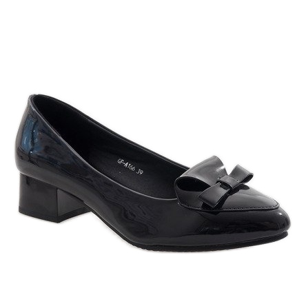 Schwarze High Heels GF-A166 1