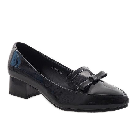 Schwarze High Heels GF-A176 1