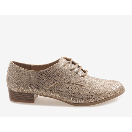 Gold G086 Schnürschuhe golden 2