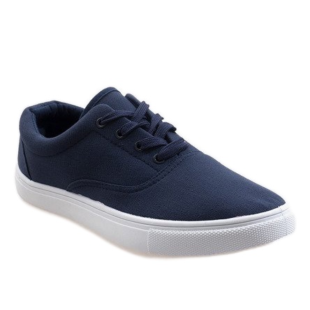 Marineblaue Herren-Sneaker QF-10 1