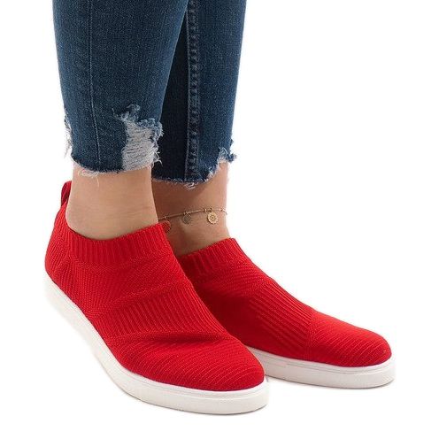 1150-Y rote Sportschuhe 1