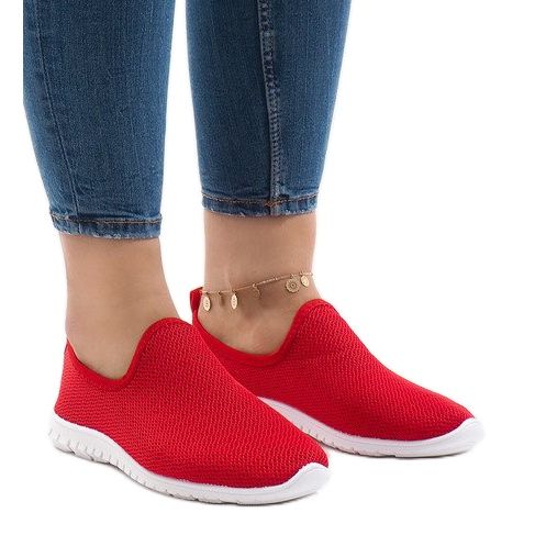Rote Sportschuhe 909-17 1