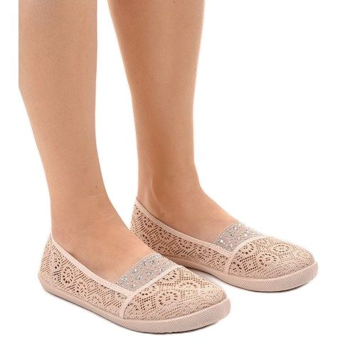 1148-Y rosa Spitzenturnschuhe 1