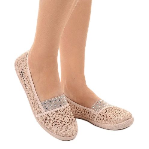 1148-Y rosa Spitzenturnschuhe 2