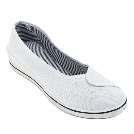 Weiße Turnschuhe, Keil Turnschuhe NS-02 1