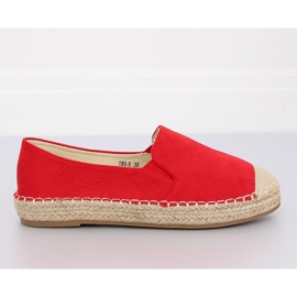 Rote Espadrilles Frauen 180-5 Red II-GAT 2