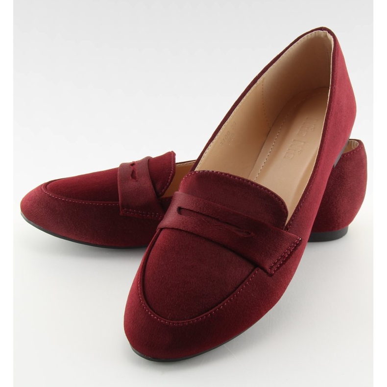 Damenhalbschuhe burgund 3109 Red II-GAT rot 1