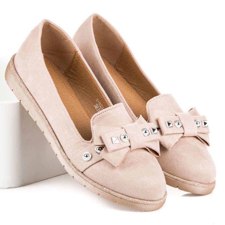 Marquiz Wildleder-Lords mit Schleife braun 1