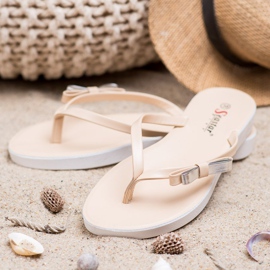 Seastar Flip-Flops mit Schleife braun 1