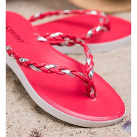 Seastar Rote geflochtene Flip-Flops 2