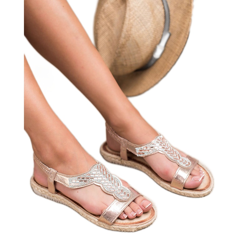 Emaks Slip-On-Sandalen mit Espadrilles rosa 2