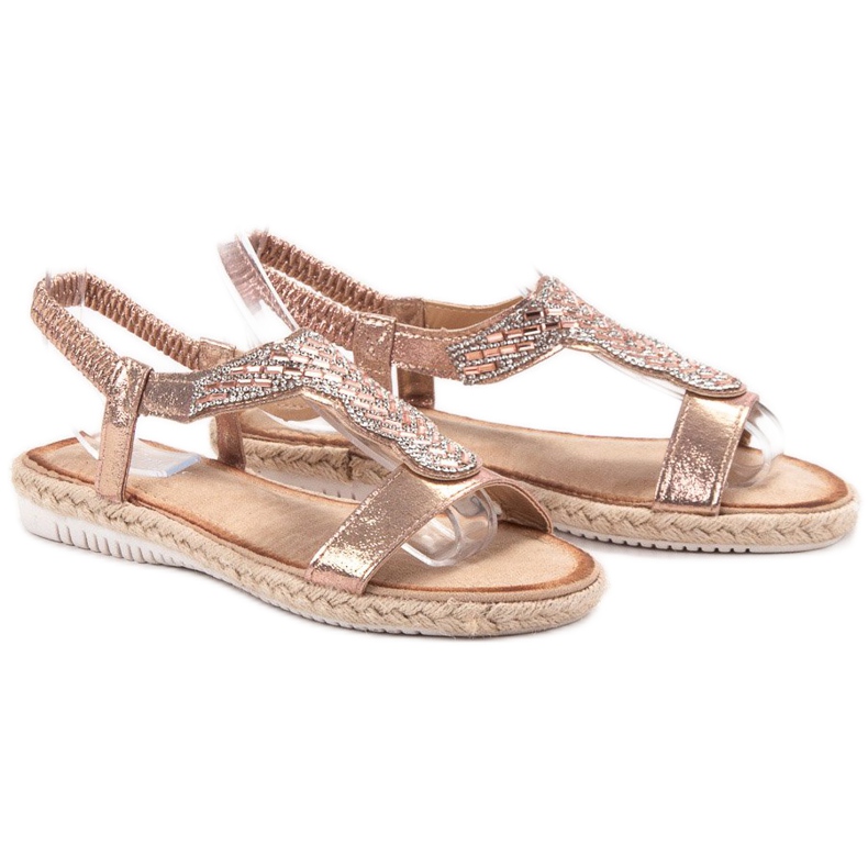 Emaks Slip-On-Sandalen mit Espadrilles rosa 1